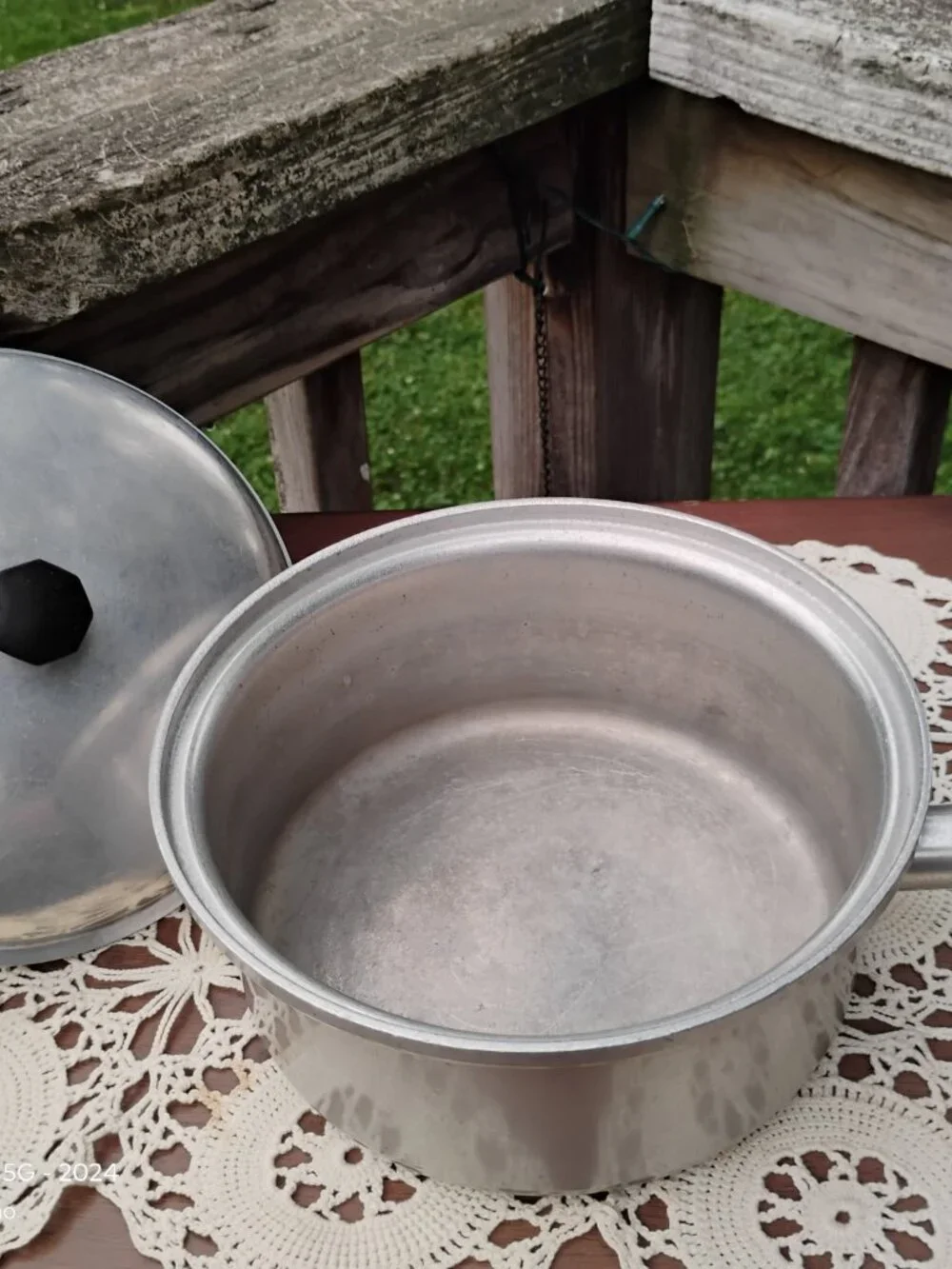 vintage Vita Craft anodized heavy gauge aluminum 1-quart sauce pan matching lid